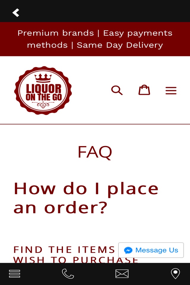 Liquor on the Go screenshot 2
