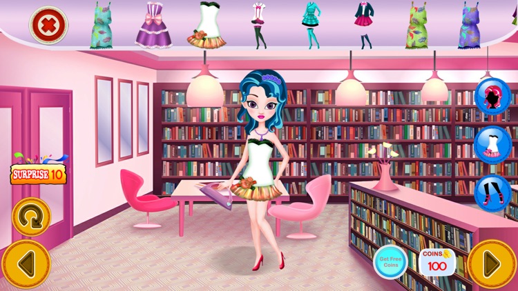 Princess Fashion Library 2 - Makeup, Dressup, Spa