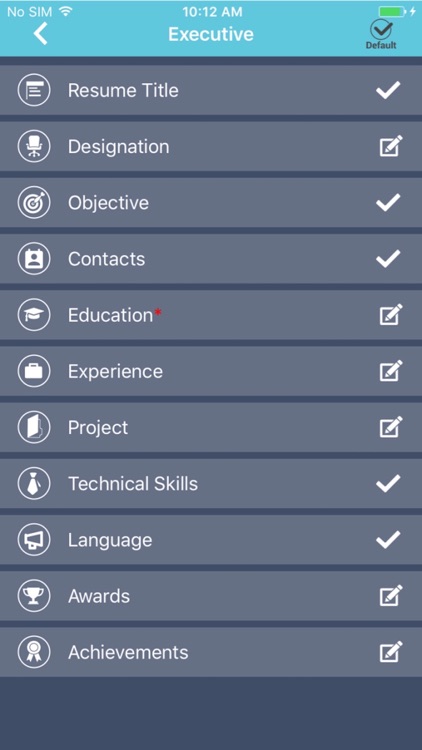 Social Resume Builder
