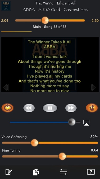 Karaoke Easy Listening Player