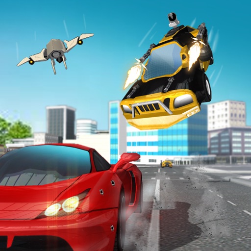 Secret Agent Flying Car Chase - Real Life Crime 3D