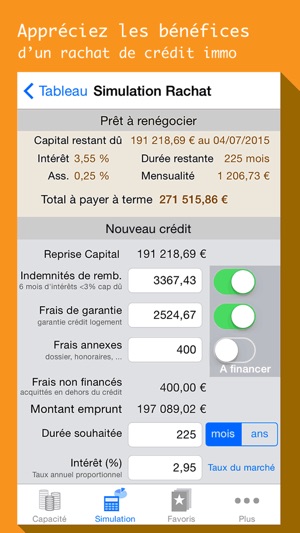 Calcul Financement Auto >> Simule Mon Pret Calcul De Credit Immo Auto Conso Dans L App Store Calcul Financement Auto >> Simule Mon Pret Calcul De Credit Immo Auto Conso Dans L App Store