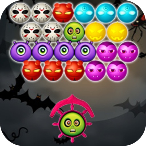 play halloween bubble shooter game