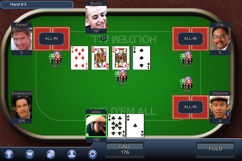 Hold'emAll - No Limit Texas Hold'em Poker screenshot 4