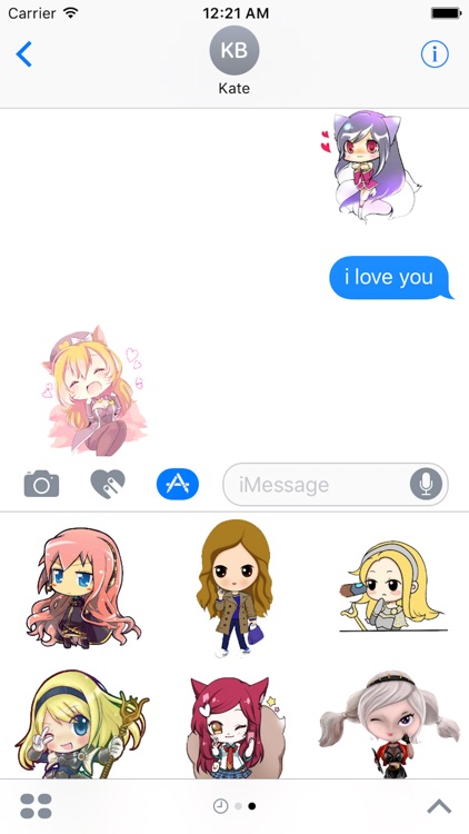 Chibi Girl Emoji - Sticker