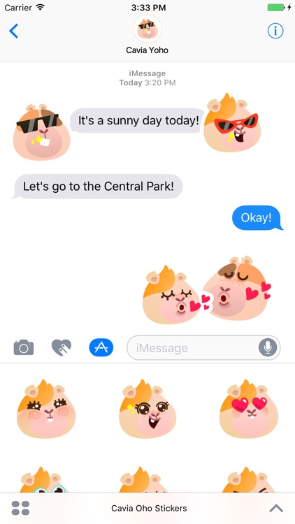 Cavia Oho Stickers