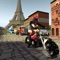 Drive your Dirt Bike on Roads of Paris city and win the race with turbo trucks