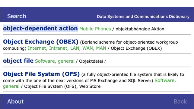 Telecommunications Dictionary German <-> English(圖5)-速報App