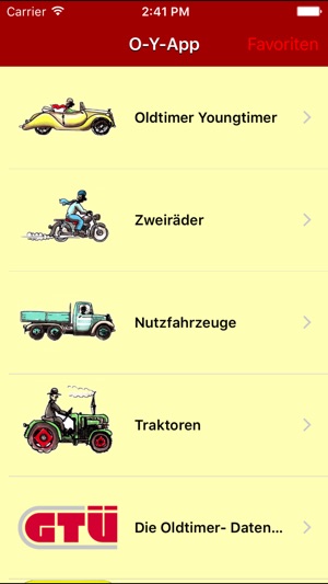 Oldtimer Youngtimer App