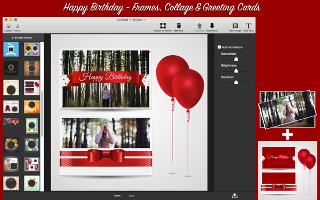 Happy Birthday - Frames, Collage & Greeting Cards(圖1)-速報App