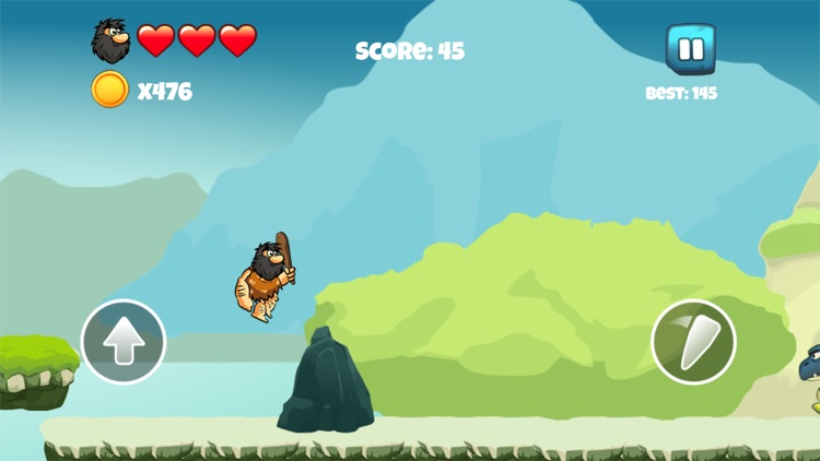 Dinosaur vs Caveman - Dino Hunting Games for Kids screenshot-3