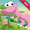 Icon Color ME: Dinosaur Coloring Book Pages Kids Adults
