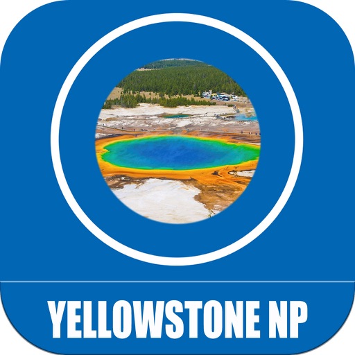 Yellowstone National Park Wyoming USA icon