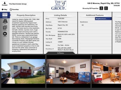 Rapid City Black Hills Home Search for iPad screenshot 4