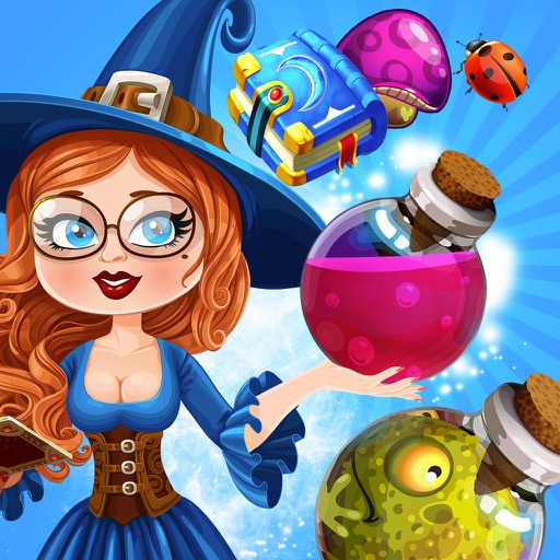 Witch Jewel Mania : Magic Match-3 Puzzle Adventure iOS App