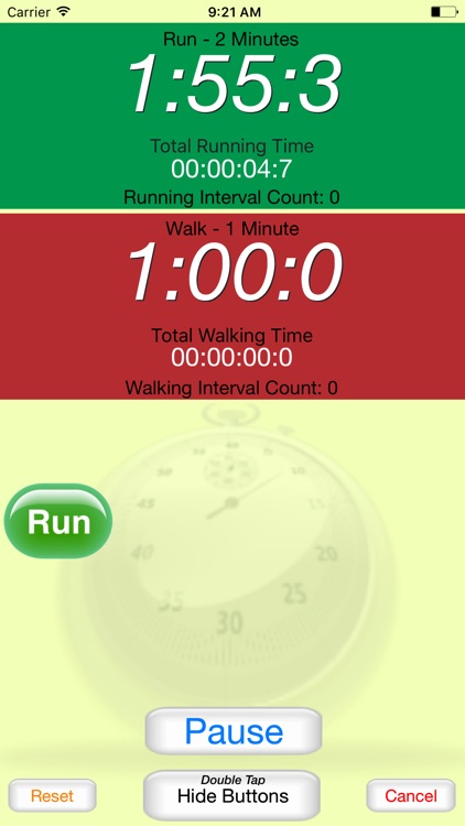 Running Interval Timer