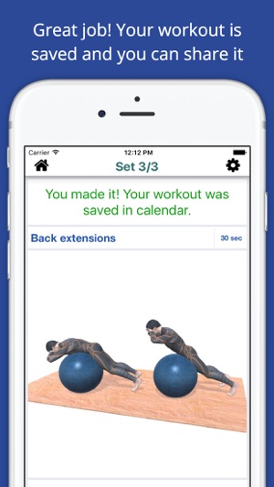 Exercise Ball Workout Challenge Free - Get fit(圖4)-速報App