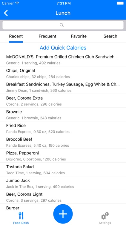 Food Dash Premium for Fitbit