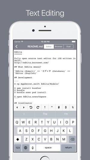 Edhita: Text Editor