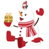 Funny Snowman - Merry Christmas Sticker Vol 04