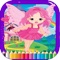 Princess Art coloring book for kids