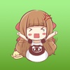 Miko The Anime Girl 4 Stickers for iMessage