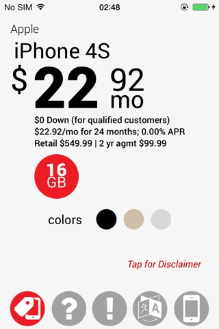 Mobile Price Card screenshot 2