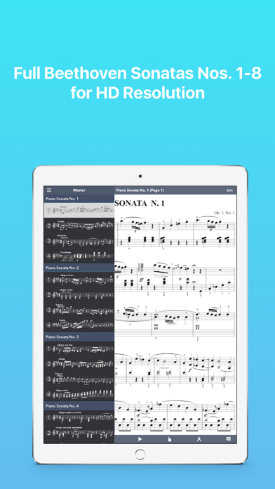 How to cancel & delete Beethoven: Piano Sonatas I Nos. 1-8 from iphone & ipad 1