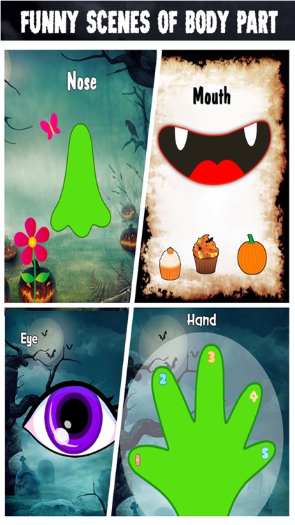 Learning Monster Body Parts - Halloween Game screenshot-3