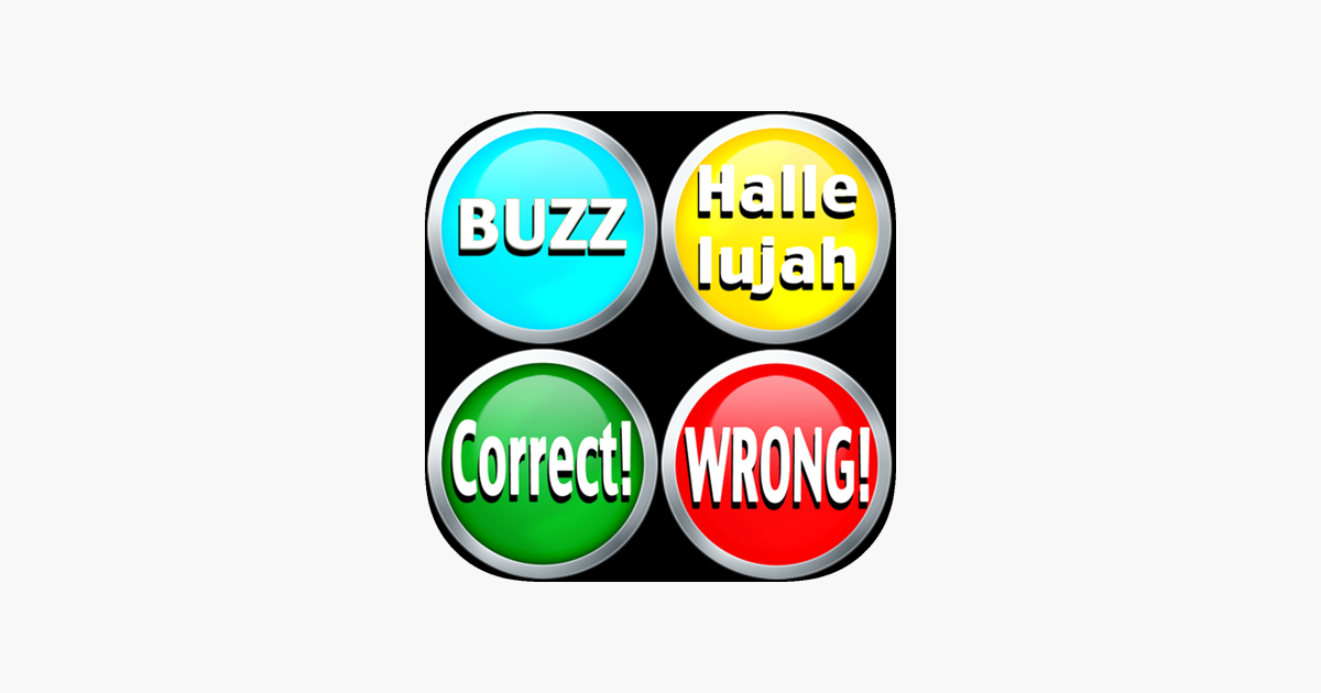 Gameshows. Buzz button.