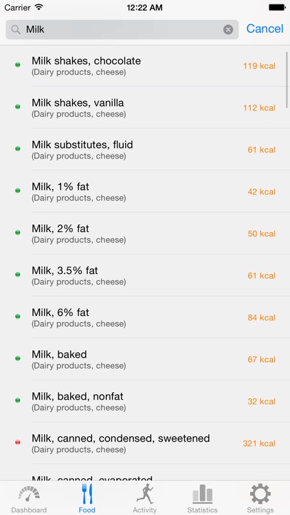 Noco Calories