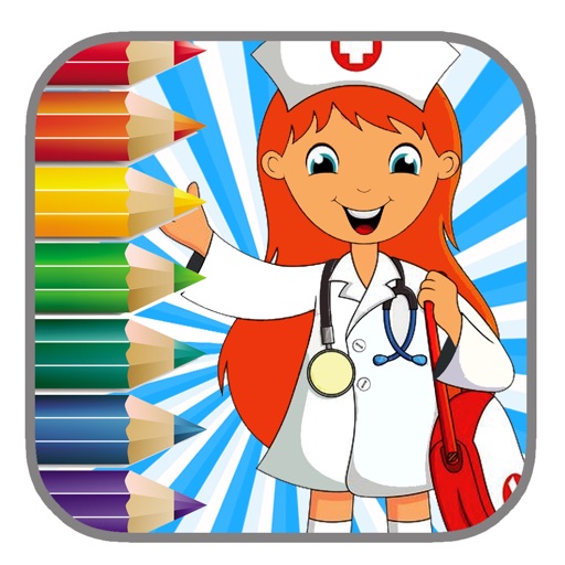 Draw Docs Junior Game Coloring Page For Education iOS App