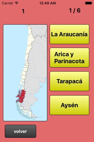 Regiones de Chile screenshot 2