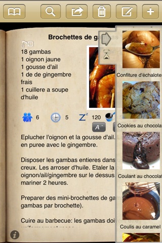 Mes Recettes de cuisine HD screenshot 2