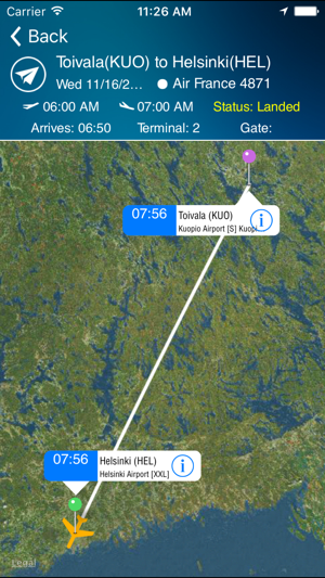 Helsinki Vantaan Airport Pro (HEL)+ Flight Tracker(圖3)-速報App