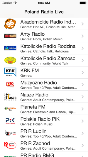 Poland Radio Live Player (Polish / Polska)(圖1)-速報App