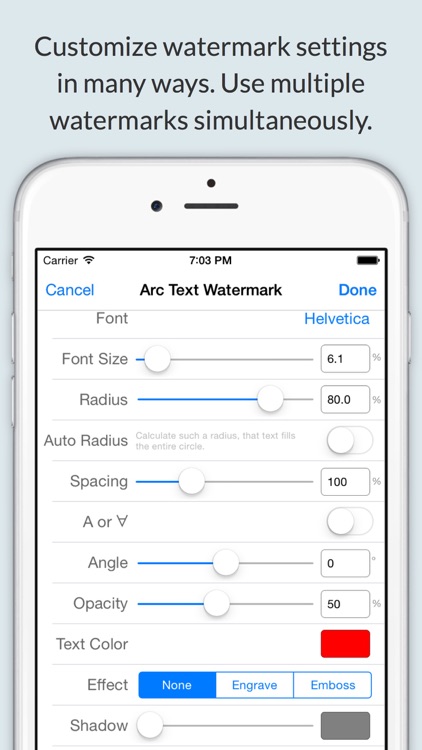 iWatermark+ Watermark App, Photo Video Batch Canon screenshot-3