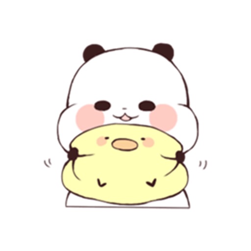 Panda And Friend Sticker