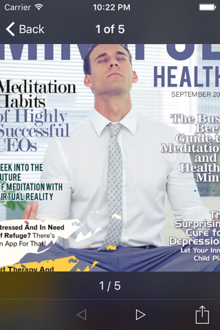 Mindful Health Magazine screenshot 2