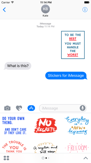 QUOTEs II Stickers for iMessage