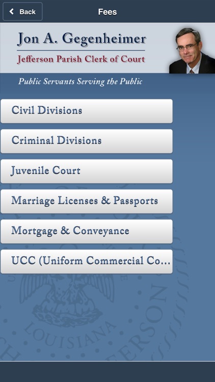 Jefferson Parish Clerk of Court Legal Toolbox screenshot-4