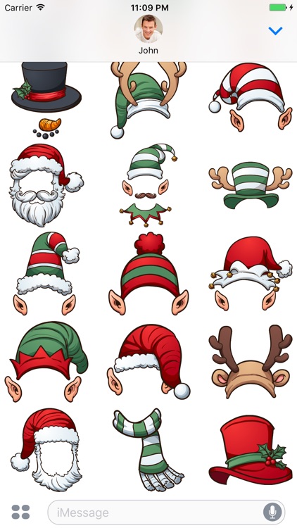 Santa Hat - Stickers for iMessage