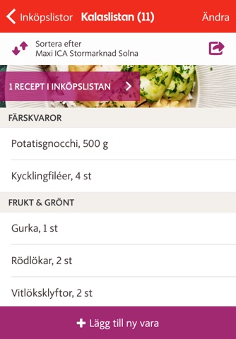 ICA – recept och erbjudanden screenshot 4