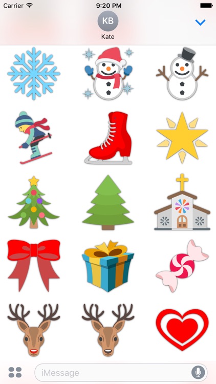 Christmas Emoji • Stickers for iMessage screenshot-4