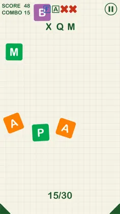 Letter Fall: Swipe Letters - Screenshot 3