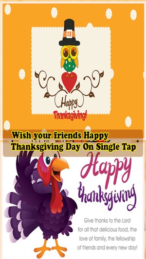 Happy Thanksgiving Day Greetings Card Maker(圖2)-速報App