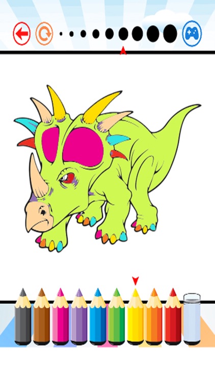 Dinosaur Art Coloring Book - Activities for Kids