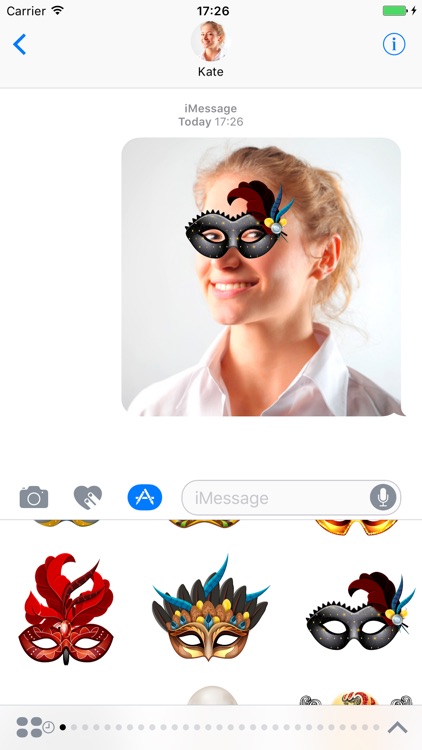 Carnival Mask - Stickers for iMessage