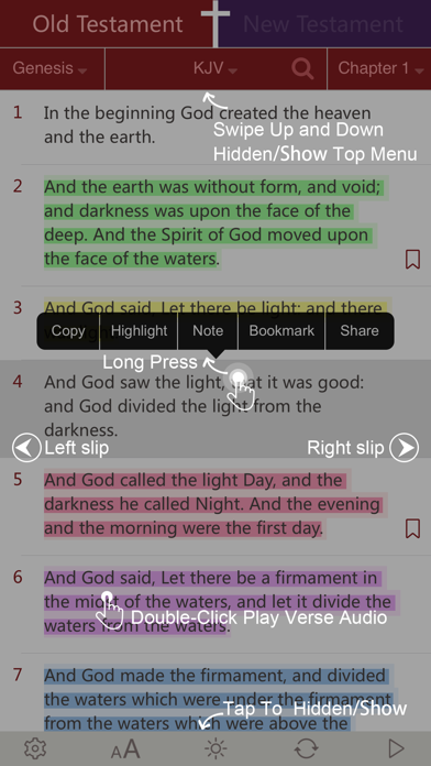 The Holy Bible KJV: Bible Study&Daily Audio Bible screenshot 2