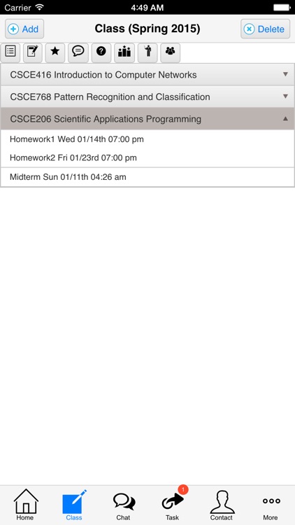 ClassMade, Student Class Timetable with homework, chat, club, news, forums, jobs, events